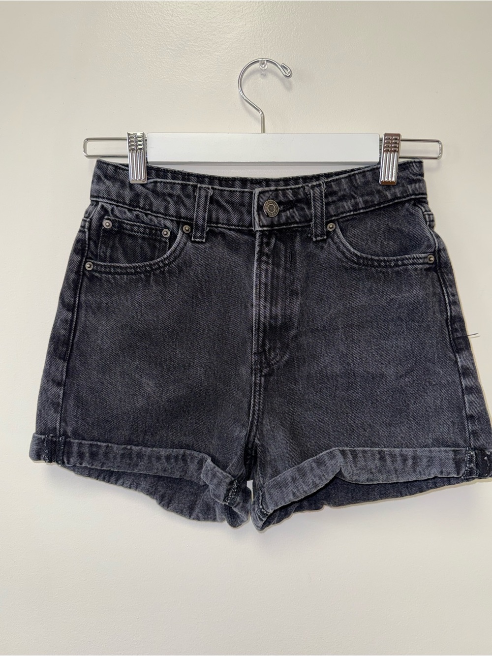 Bershka Black Denim Jean Shorts